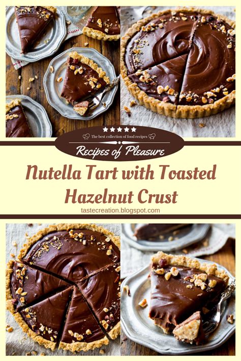 Nutella Tart With Toasted Hazelnut Crust