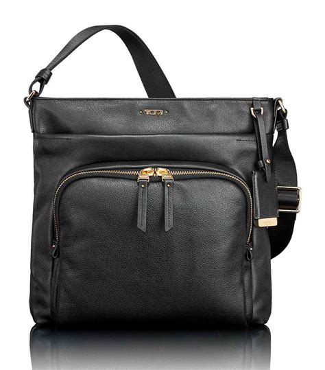 Tumi Capri Leather Cross Body Bag Black Lyst