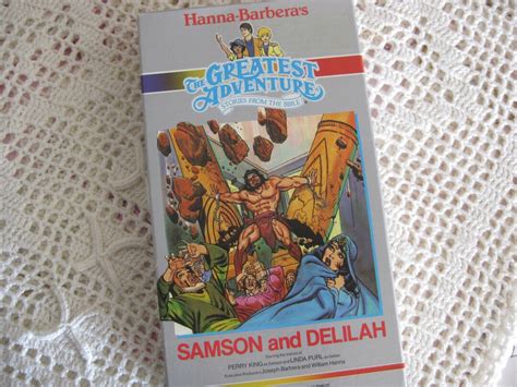 Samson And Delilah The Great Adventures Bible Story Vhs 1987 Etsy