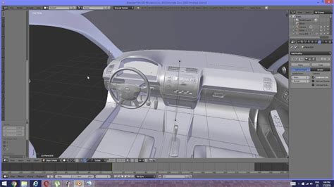 Blender 3d Car Interrior Modeling Tutorial Part 33 Youtube