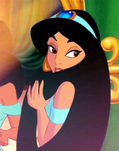 Jasmine With Her Hair Down Arte Disney Disney Aladdin Disney Magic Disney Art Disney Movies