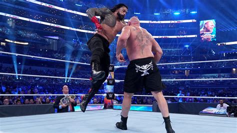 Wrestlemania 38 Top Brock Lesnar Vs Roman Reigns Showdown In Wwe