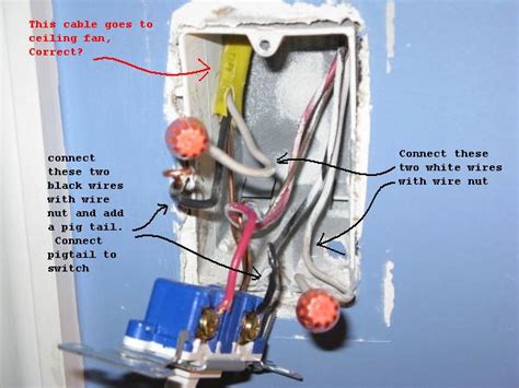 A how to tutorial on adding a wall light and light switch to an existing circuits. Stuck wiring ceiling fan to existing light switch.