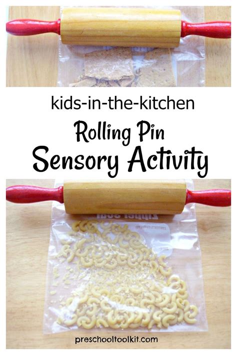 Kids In The Kitchen Rolling Pin Activity Toddler Learning Activities