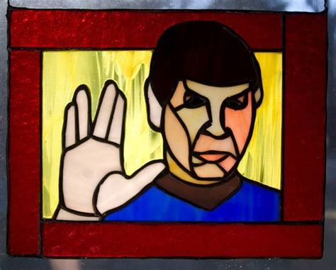 Spock By Joseph Olson Custom Stained Glass Stained Glass Projects