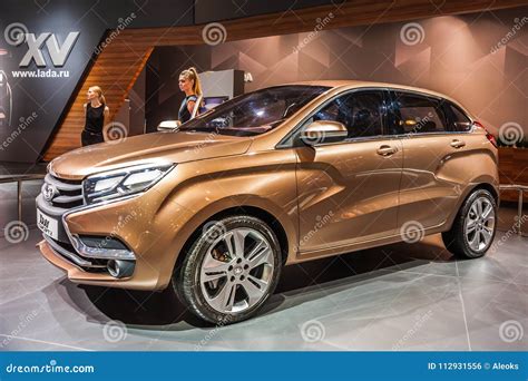Crossover Lada Xray Concept 2 Editorial Photo Image Of Appliances