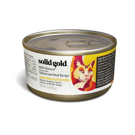 The best things in life are free, they say. Solid Gold Wild Harvest Holistic Grain Free Wet Cat Food ...