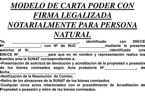 0 Result Images Of Modelo Carta Poder Legalizada Peru Png Image