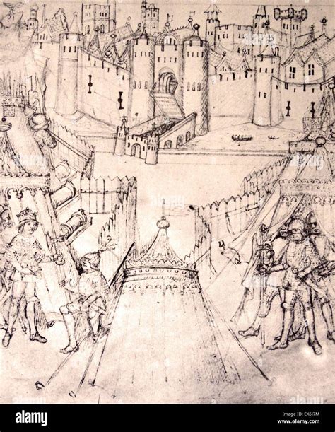 Henry Vs Siege Of Rouen 1418 19 From The Fifteenth Century The Life