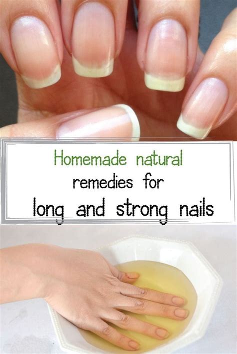 Homemade Natural Remedies For Long And Strong Nails