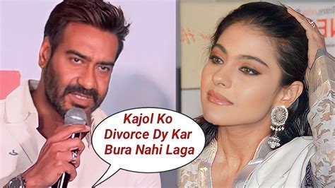 Ajay Devgan Harshly Reacts On Divorce With Kajol And Her Depression