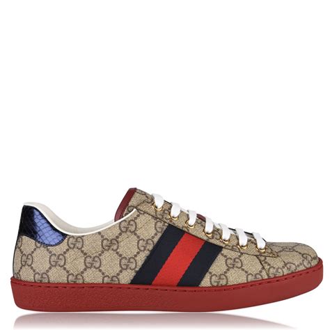 Gucci Ace Gg Print Trainers Men Low Trainers Flannels