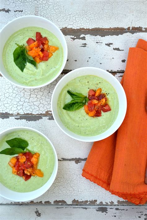 Top each serving with a drizzle of the sour cream. Cucumber Soup II Recipe | Avocado soup, Cucumber avocado ...