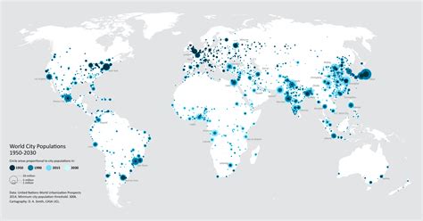 Populated Places In The World With Carto Information Visualization