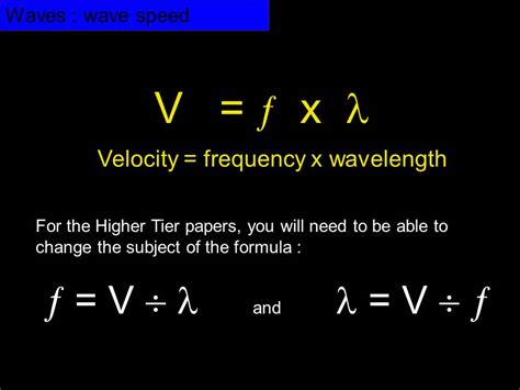 GCSE Physics: The Wave Equation