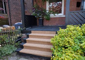 Learn how to build deck stairs. Outdoor Carpet Runner for Stairs and Front Porch Toronto ...