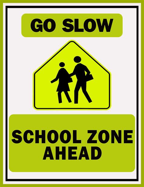 School Zone Ahead Sign Pdf Free Download In 2022 School Zone Signs