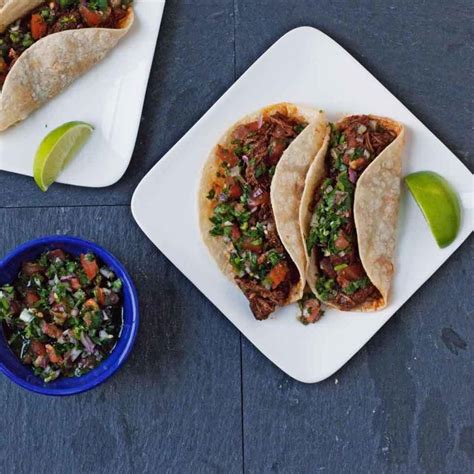 Slow Cooker Shredded Beef Tacos With Pico De Gallo Recipe Eatingwell