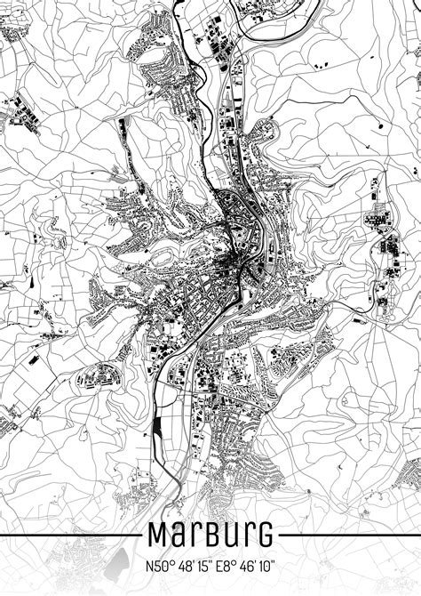 Klausundso Stadtplan Marburg Just A Map