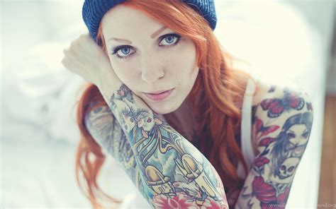 Tattooed Redhead Wallpapergirls Hd Wallpaper2560x1440 Hd Desktop