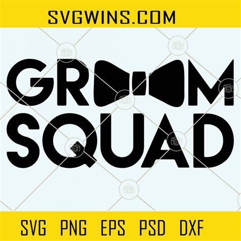 He Groom With Sunglasses Svg Groom Squad Svg Team Bride Groom Svg