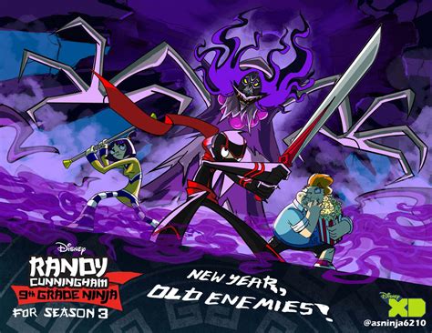 Randy Cunningham 9th Grade Ninja Season 3 Poster By Ajninjaheroes On