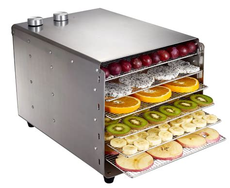 Septree Mini Stainless Steel Fruit Drying Machine 680w 6 Layers Timing