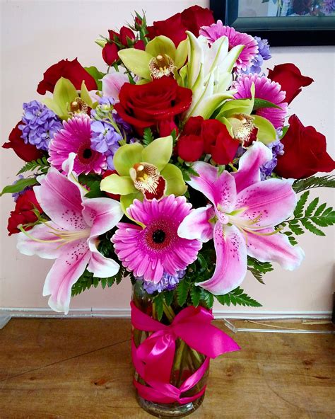 Cymbidium Rose Bouquet In Downey Ca Chitas Floral Designs