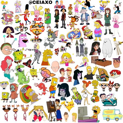 Paula on twitter my vintage cartoons girls 90s aesthetic aesthetictumblr. Cartoon Stickers • 90s 80s 2000s 90scartoon 80scartoo...