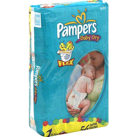 Pampers Baby Dry Diapers Size 1 8 14 Lb Sesame Street Jumbo