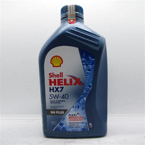 Jual Oli Mesin Mobil Shell Helix Hx7 5w 40 Sn Plus 1 Liter Scan Barcode