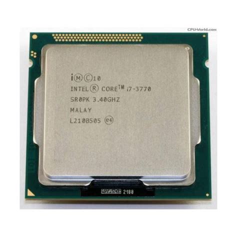 Intel Core I7 3770 34 Ghz Upto 39 Ghz Lga 1155 Socket 4 Cores 8