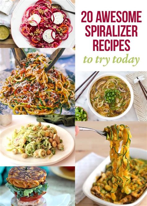 What to eat on a bike ride ; 20 Awesome Spiralizer Recipes To Try Today