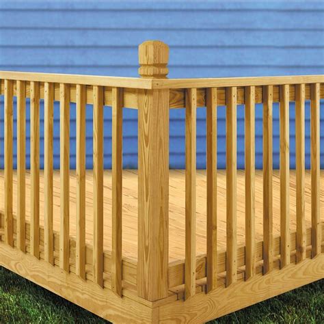 42 In X 2 In Pressure Treated Beveled 1 End Baluster 430400 Deck