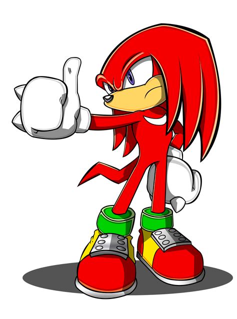 Knuckles New Design Sonic Channel Version By Trungtranhaitrung On