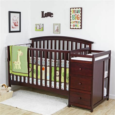Check spelling or type a new query. NEW 4 in 1 Side Convertible Crib Changer Nursery Furniture ...