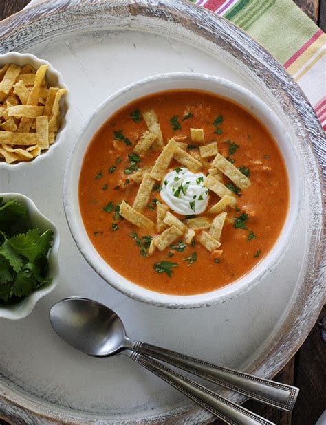 Let me just take a second to apologize that i haven't gotten out my real camera to take a picture in approximately 20 years. White Bean Chipotle Chicken Tortilla Soup | SoupAddict.com