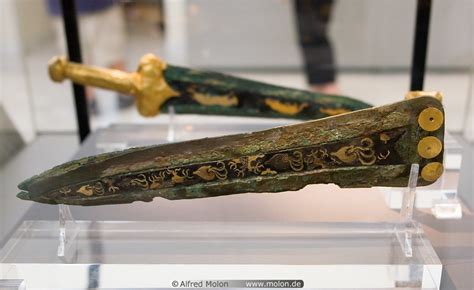 Photo Of Bronze Swords Mycenaean Period Athens Greece