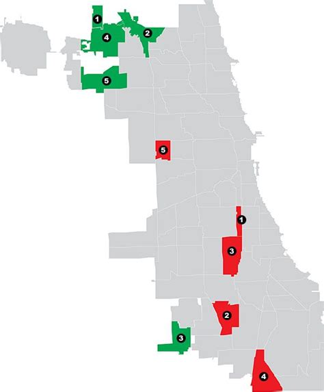 Safest Neighborhoods Chicago Map Safe Neighborhood Chicago Map