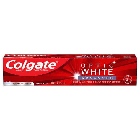 Colgate Optic White Advanced Teeth Whitening Travel Sized Toothpaste