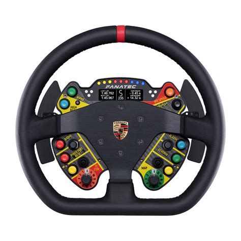 Clubsport Steering Wheel Porsche 911 Gt3 R Leather Fanatec