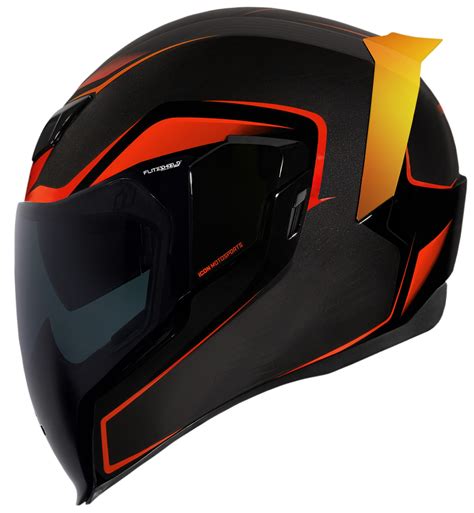 Icon Airflite Crosslink Motorcycle Helmet Redblack Md