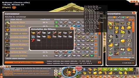 Lorsque vous formez une équipe de 4 joueurs au minimum. DOFUS - Raasta - MàJ 2.27 Rune de forgemagie - YouTube