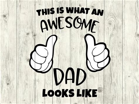 This Is What An Awesome Dad Svg Bundle Fathers Day Svg Etsy