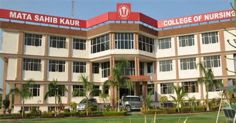 Anm Gnm Bsc Msc Nursing College In Punjab Mata Sahib Kaur College