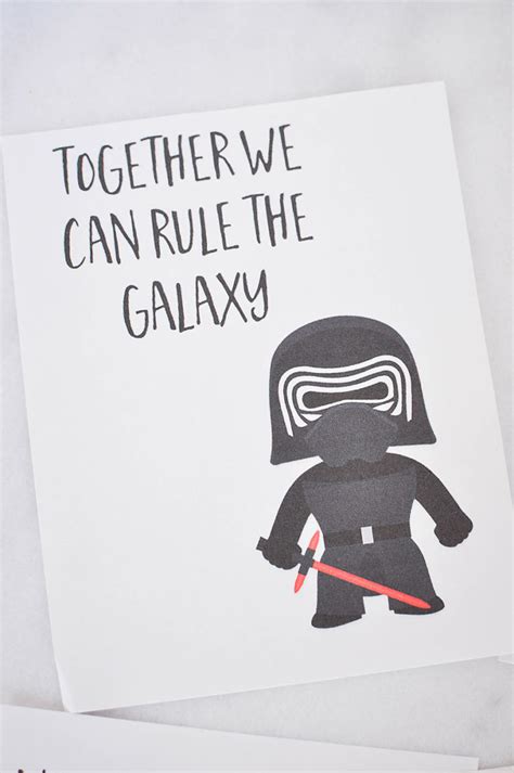 Star Wars The Force Awakens Valentines Day Cards Our Handcrafted Life