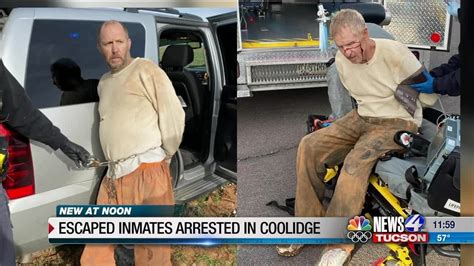 2 Escaped Inmates From Arizona Prison Apprehended In Coolidge Youtube