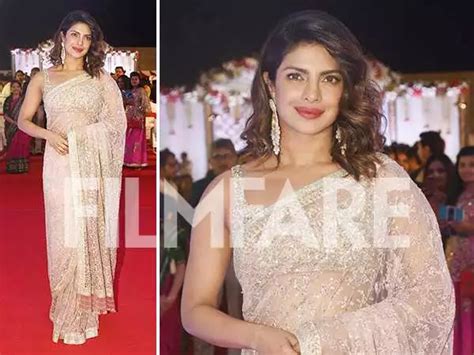 Priyanka Chopra Sizzles In A Sabyasachi Saree Take A Look