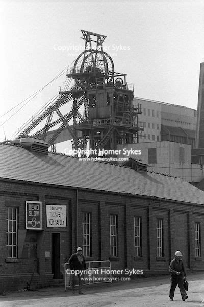 Coal Miners 1970s Yorkshire Uk England The Pit Head South Kirkby