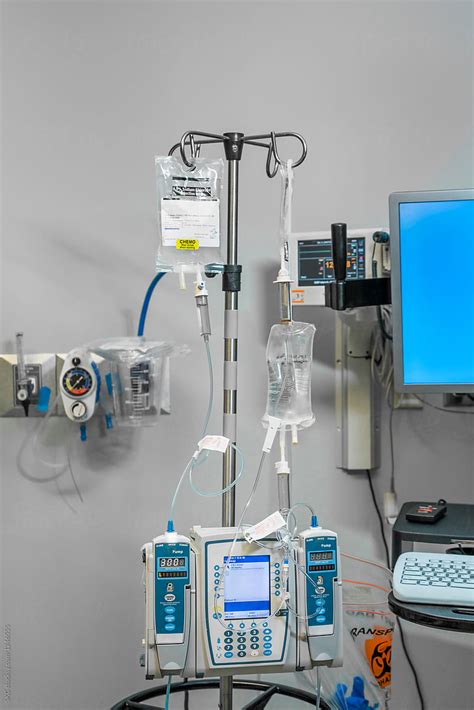 Iv Infusion Of Chemo Cancer Treatment By Stocksy Contributor Skc